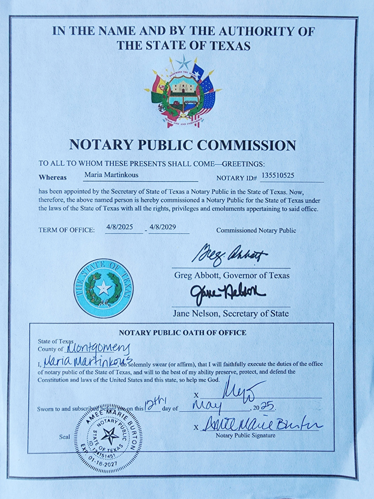 Our partner in the USA: the Russian-speaking notary Maria Martinkus